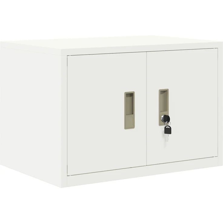 vidaXL Aufbewahrungsschrank 2 stk. Weiß 60 x 40 x 130 cm Stahl 3438692 – Bild 5
