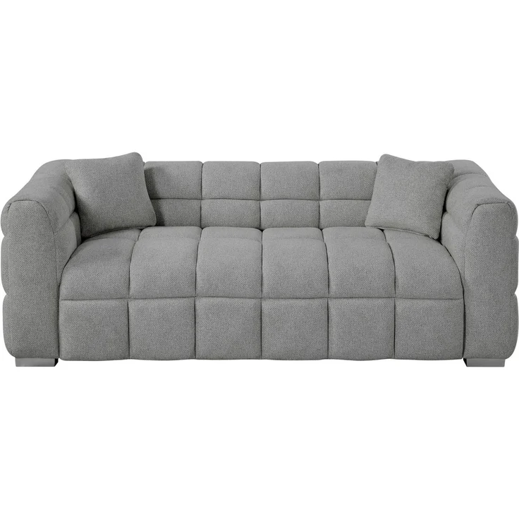 ATLANTIC home collection Big-Sofa Thor Design-Sofa mit Steppung, Bubble-Optik, B:190cm, "Bubble"-3D Optik Sofa mit Taschenfederkern, inkl. Zierkissen – Bild 2