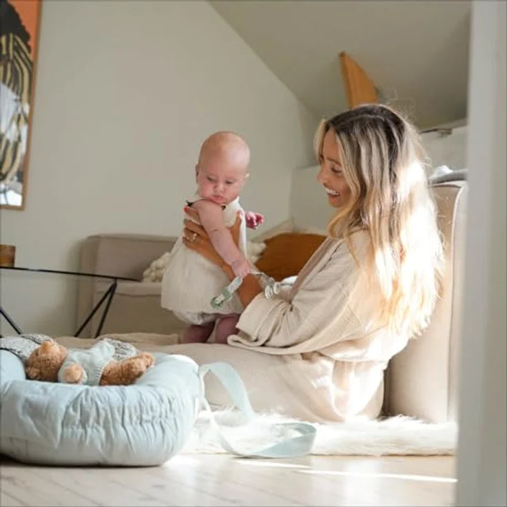 Elodie Bettnestchen Babynestchen tragbar - Mineral Green – Bild 3