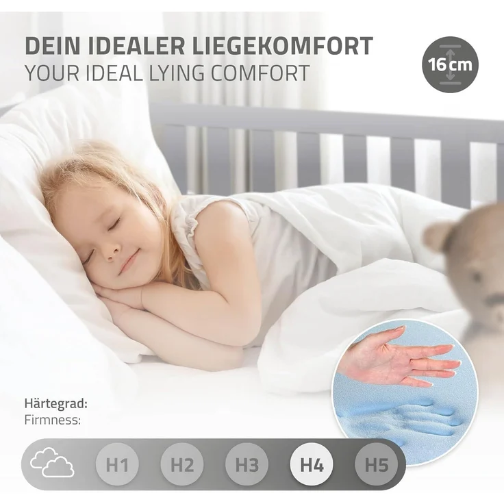 ML-DESIGN Kinderbett Hausbett Spielbett inkl. Lattenrost kreativ Bodenbett für Kinder, Abenteuerbett mit Rausfallschutz Spielbett Kiefer Hellgrau Himmelbett – Bild 7