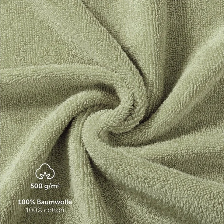 Blumtal Handtuch Set Blumtal 10 Teilig - Handtücher Set 100% Baumwolle, weich und saugstark, Frottee (10er Set, 10-St), 2 Bad 70x140, 4 Hand 50x100, 2 Gäste 30x50, 2 Waschlappen 15x21cm – Bild 3