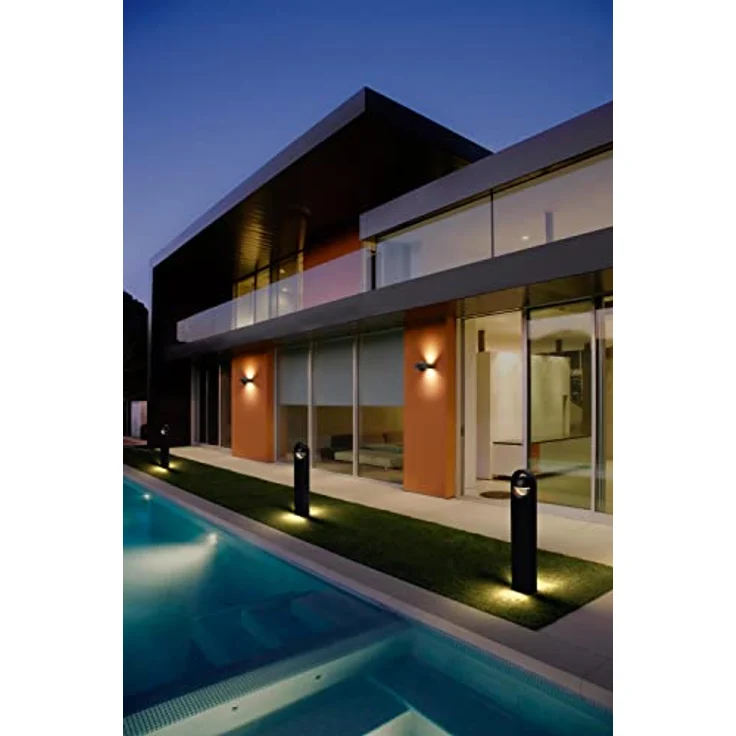 LEDVANCE SMART+ Outdoor WiFi-Wegeleuchte 6,7W, 420lm, grau, dimmbar, regulierbares Weißlicht, ausrichtbarer Leuchtenkopf, steuerbar per App, kompatibel mit Alexa und Google – Bild 4