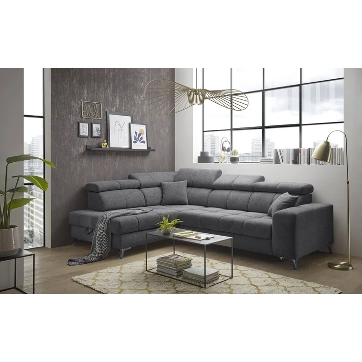 Ecksofa mit elektronischer Wallaway-Funktion | USB-Anschluss - Sydney – Bild 1