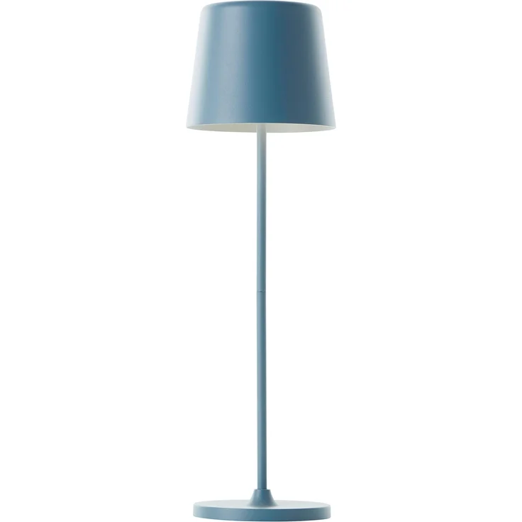 Brilliant Lampe Kaami LED Außentischleuchte 37cm hellblau Metall/Holz blau 2 W LED integriert – Bild 1