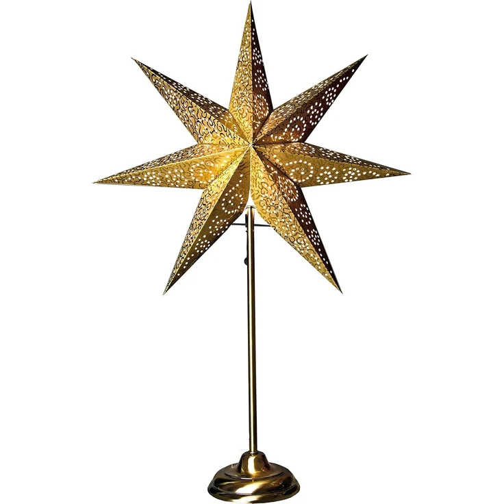 Wechsel-Schirm Weihnachtsstern Antique, Gold, Ø 48 cm – Bild 2