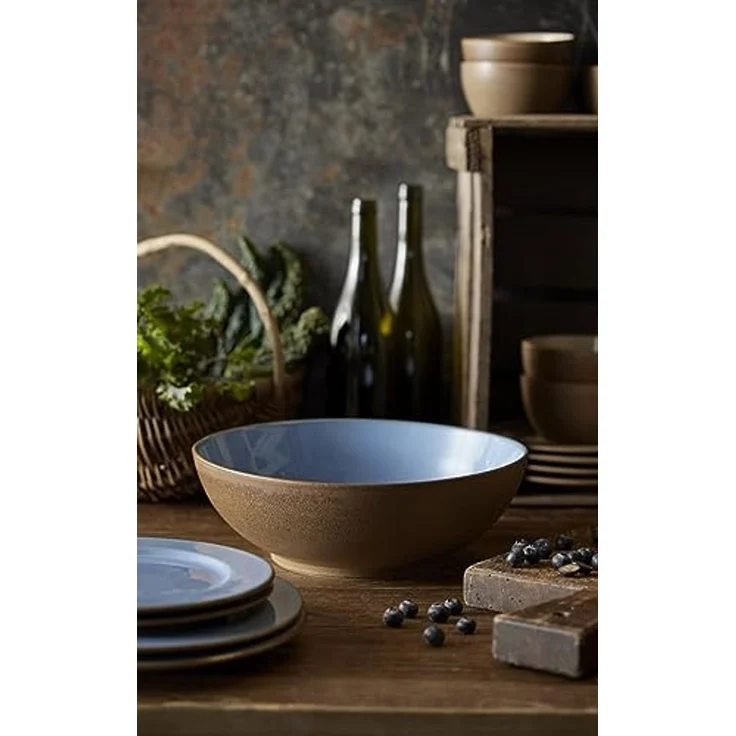 Bitz Salatschüssel 24 cm Wood/Ocean Steinzeug – Bild 5