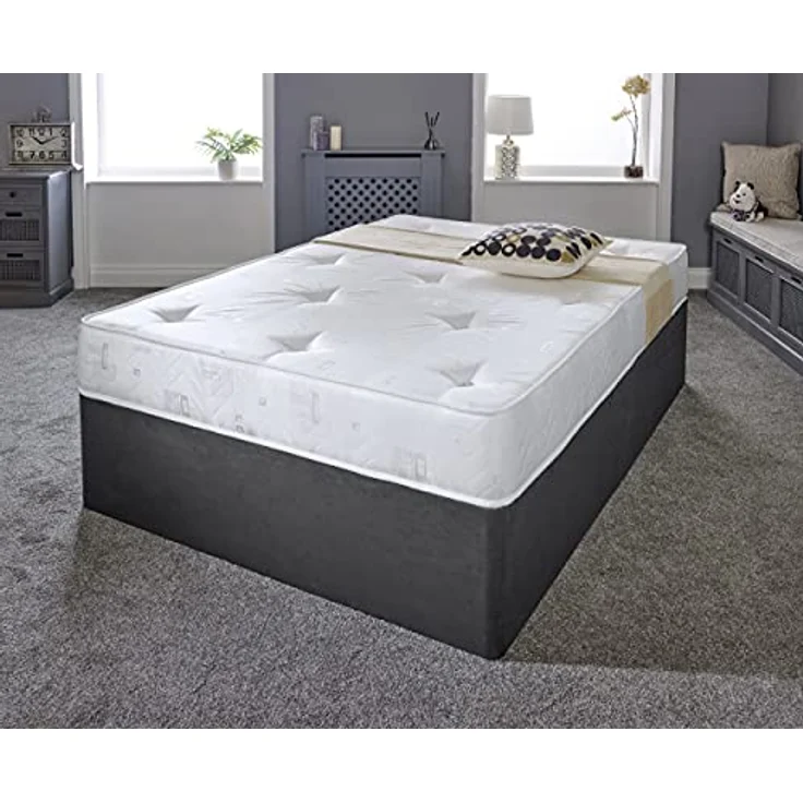 eXtreme comfort ltd Offene Federung, Entspricht allen relevanten britischen Brandschutzbestimmungen für den Hausgebrauch, weiß, Kingsize (1,5 m) – Bild 2