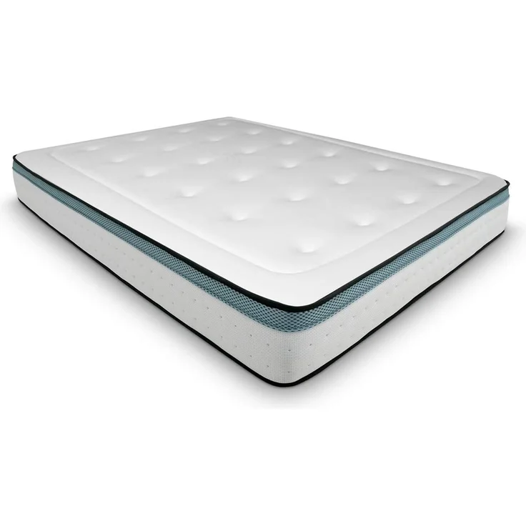 DUÉRMETE ONLINE Dreaming Online Viskoelastische Matratze Bio Max mit Viscogel | fest und komfortabel | milbendicht und hypoallergen, Weiß, 150x180