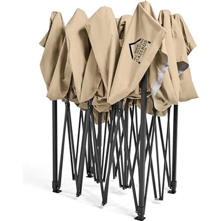 All Seasons Gazebos 3x2 m vollständig wasserdichtes Faltpavillon - Beige – Bild 7