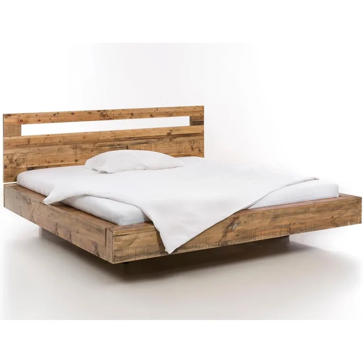 Holzbett Marton 180x200 aus Massivholz - Stylisch, Cool & Komfortabel, Einzigartiges Schlafgefühl mit rustikalem Touch