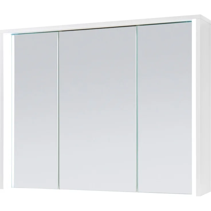 Spiegelschrank >Kirkja< in Weiß - 86x68x17,5cm (BxHxT)