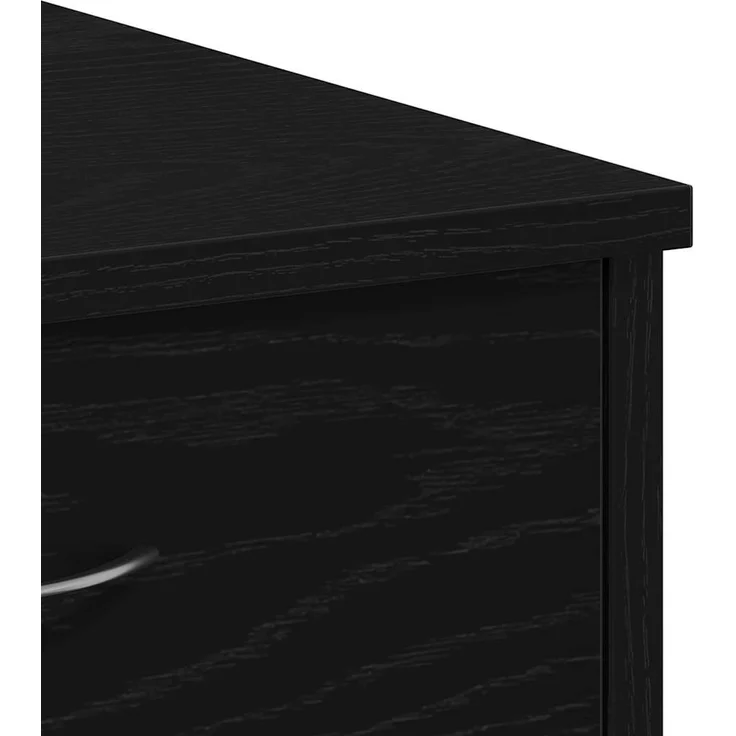 vidaXL Schreibtisch Schwarz Eichen-Optik 80 x 40 x 75 cm Holzwerkstoff 862480 – Bild 8
