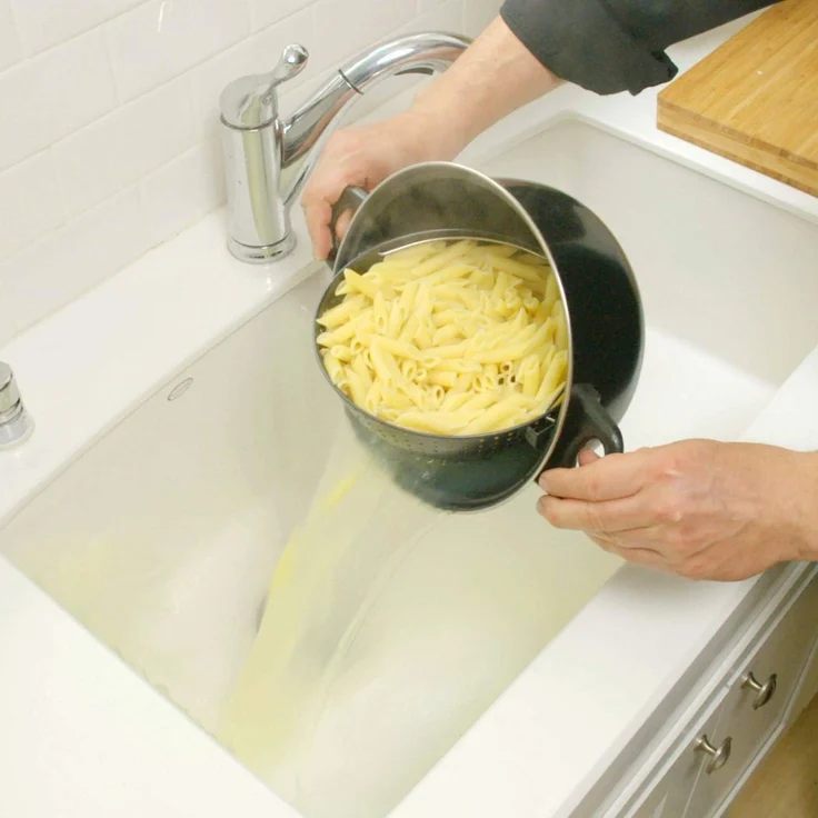 Genius World´s Greatest Pot 3-teilig Kochtopf-Set mit Siebeinsatz ø 25cm 24655 – Bild 2