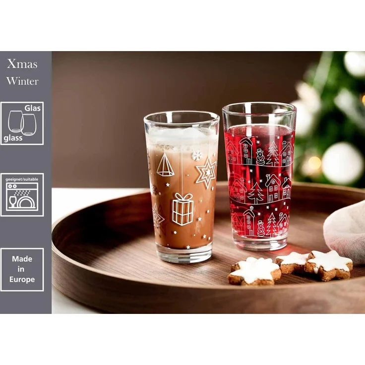 Ritzenhoff & Breker Winter Xmas Trinkglas 380 ml 6er Set – Bild 2