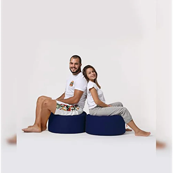 WELL HOME MOBILIARIO & DECORACIÓN Gartenpouf Dunkelblau – Bild 10
