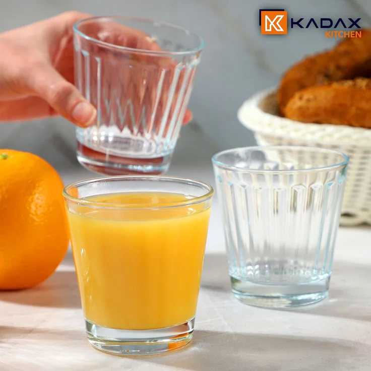 KADAX Gläser 175 ml, 6er-Set für Getränke und Säfte – Bild 4