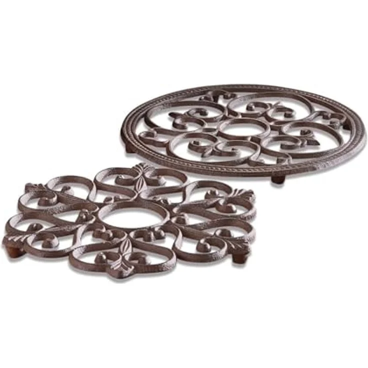 Mirabeau Topfuntersetzer Topfuntersetzer 2er Set Gratton antikbraun – Bild 1