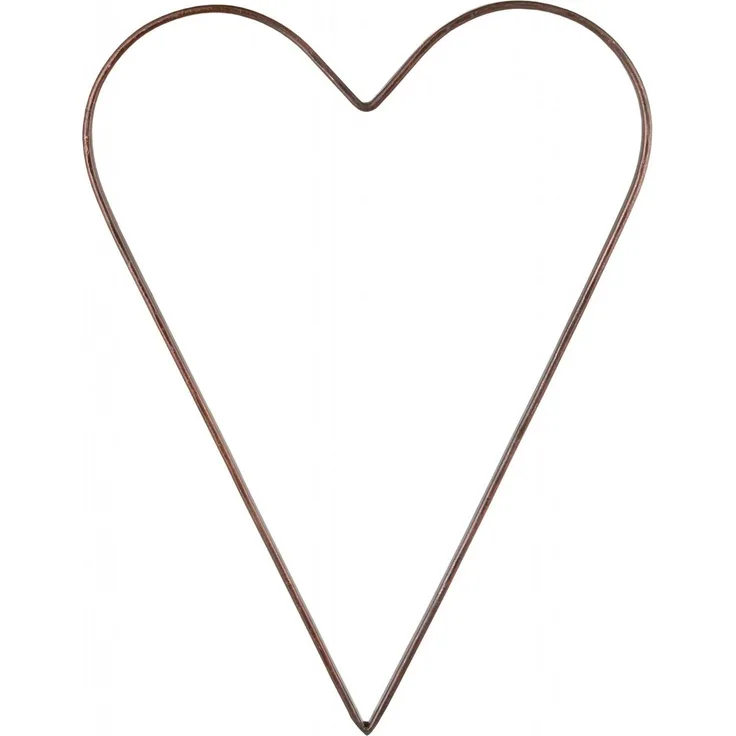 Herz Metall Messingfarben 30x22cm Deko Herz Weihnachtsdeko Ib Laursen 57192-14