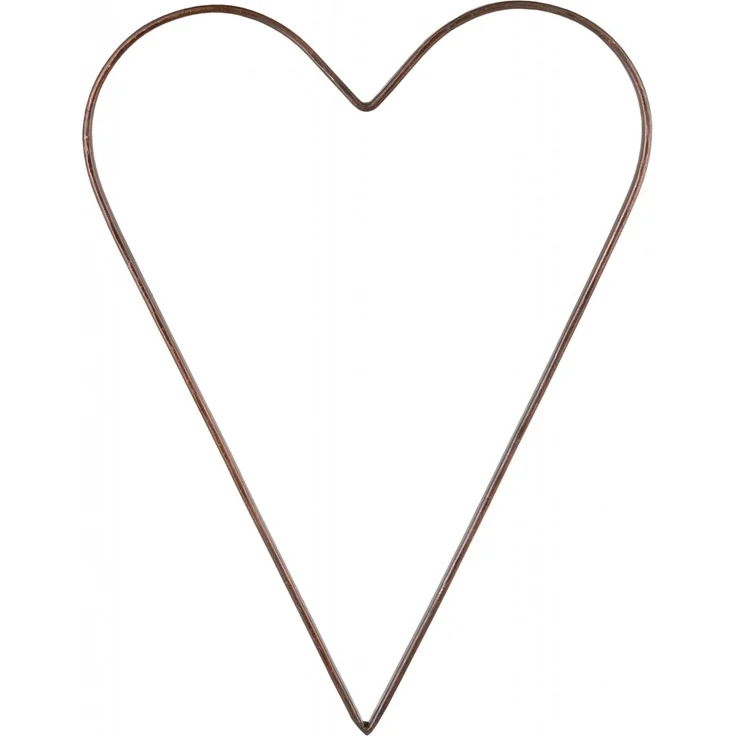 Herz Metall Messingfarben 30x22cm Deko Herz Weihnachtsdeko Ib Laursen 57192-14