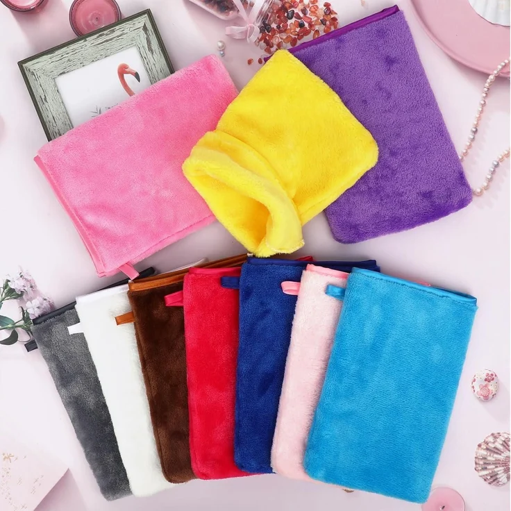 PHOGARY 10 Mikrofaser Waschhandschuhe 21x15cm in 10 Farben – Bild 7