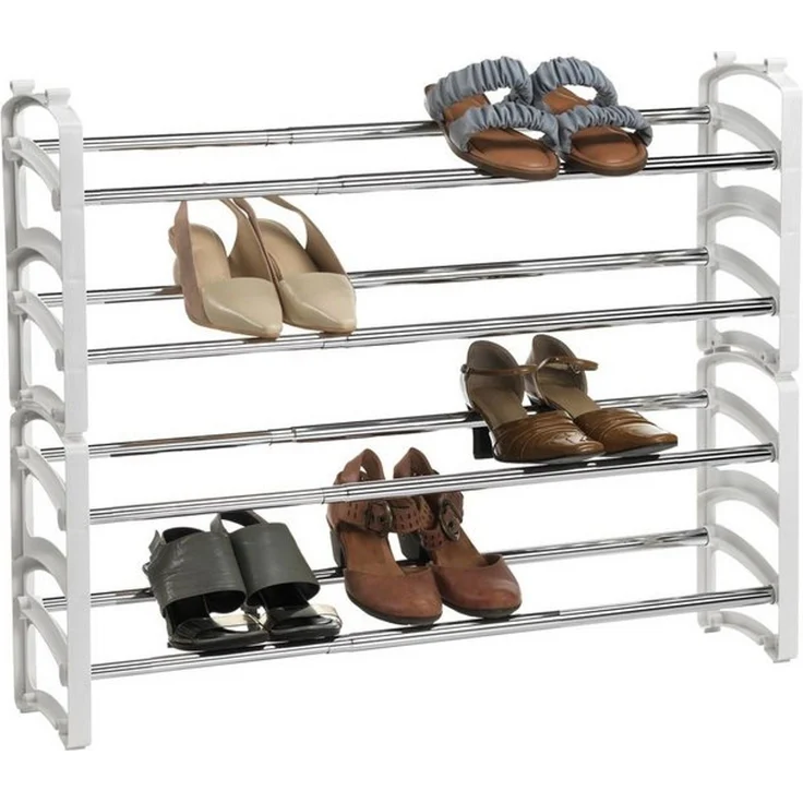 IDIMEX Schuhregal TOWER, Schuhregal schmal Schuhablage Metall Schuhorganizer – Bild 4