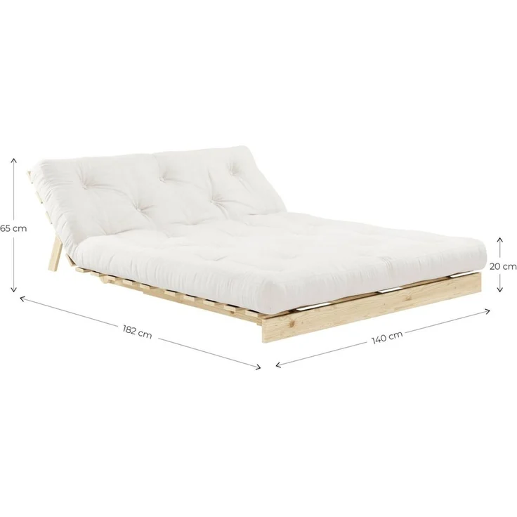Schlafsofa Klappsofa ROOTS 140 Cord Soft Cream von KARUP – Bild 7