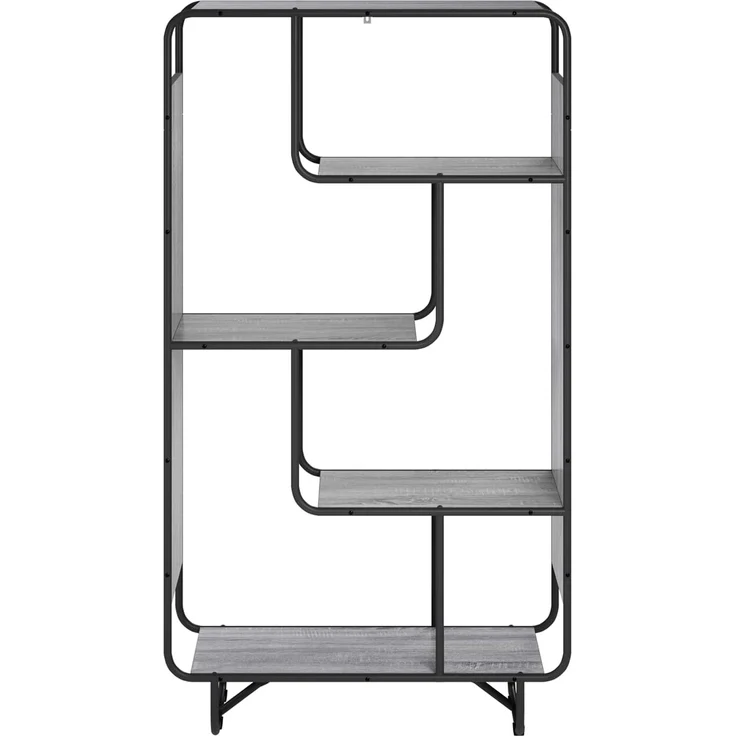 vidaXL Highboard Sonoma-Grau 80 x 37.5 x 144 cm Holzwerkstoff 8007939 – Bild 3