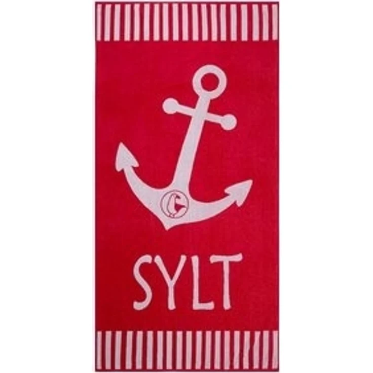 Schietwetter Strandtuch Unisex Strandhandtuch "Sylt" 180x88cm, Stoff, schnelltrocknend – Bild 6