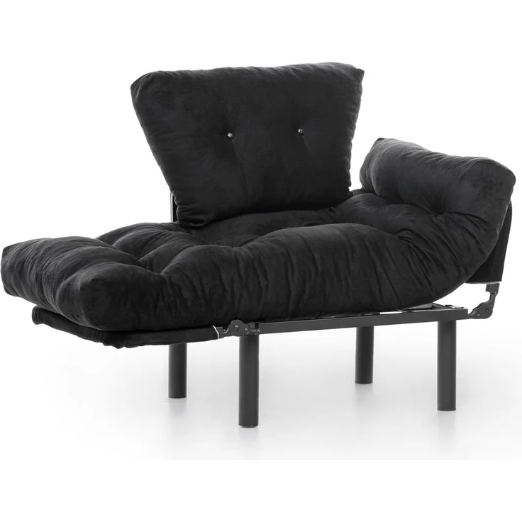 Hanah Home 'Nitta Single - Black' Ohrensessel, Schwarz, 95 x 85 x 70 cm – Bild 8