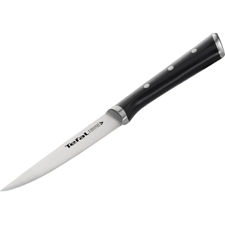 Tefal 'K23209 Ice Force' Universalmesser, Edelstahl schwarz, 11 cm – Bild 1