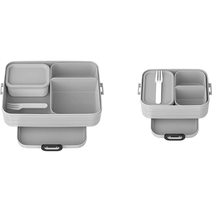 Mepal | Limited Edition Bento-Lunchboxen Set | mit Fächern | geeignet für bis zu 4 bzw. 8 Butterbrote | Cool Grey – Bild 1