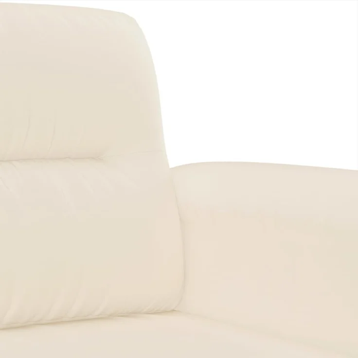 vidaXL Sessel Beige 60 cm Mikrofasergewebe 359554 – Bild 5