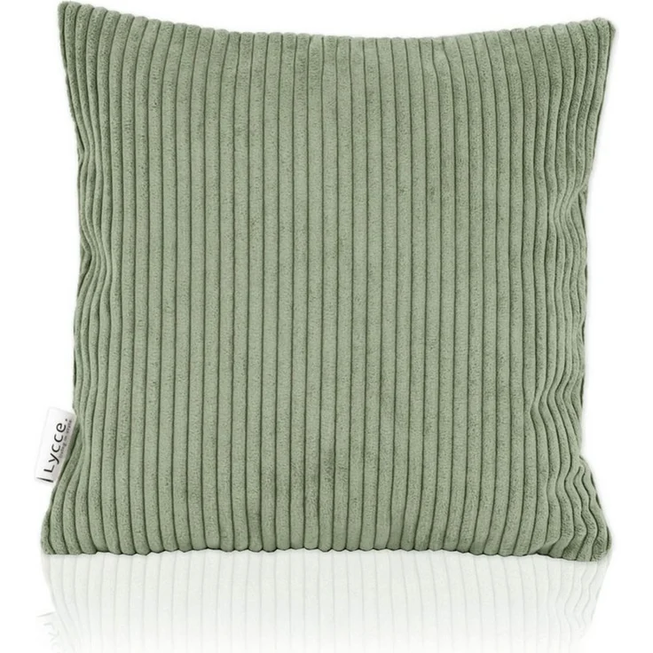 Lycce Dekokissen Kissenbezug aus trendigem Cordstoff (40x40cm), verschiedene Farben