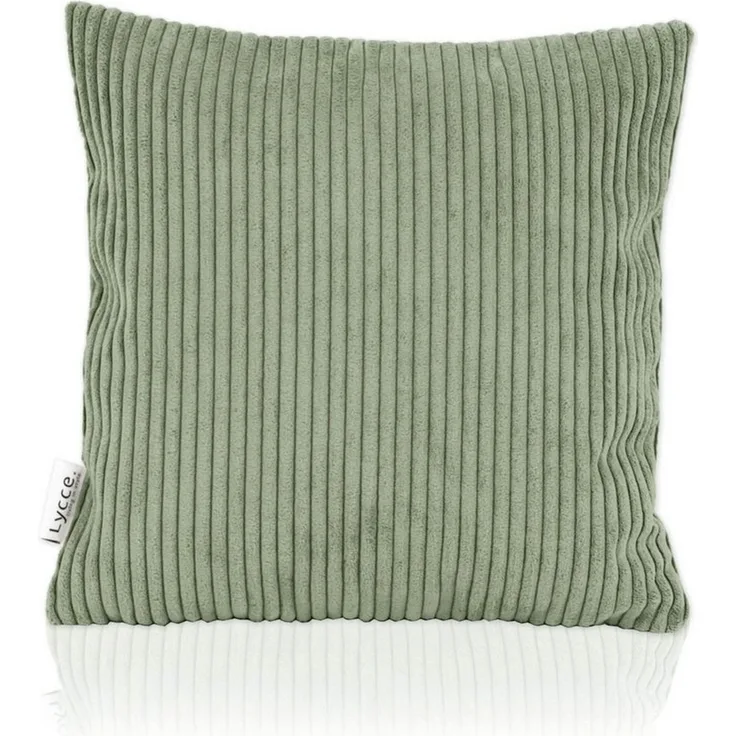 Lycce Dekokissen Kissenbezug aus trendigem Cordstoff (40x40cm), verschiedene Farben