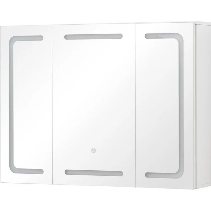 Thanaddo Badezimmerspiegelschrank Badezimmerspiegelschrank mit LED-Dreifarblicht – verstellbar – Bild 1