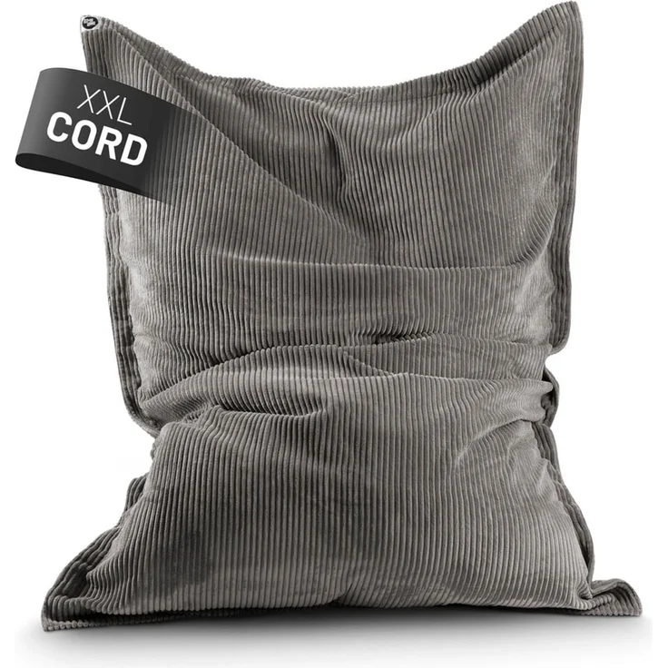 Lumaland Sitzsack Classic XXL Cord | Riesen Sitzsack XXL mit Softer Rippenstruktur – ideal zu Cord Sofa & Sessel Indoor Bean Bag für Wohnzimmer, Schlafzimmer & Co. - 380 L, 140x180 cm – Bild 1