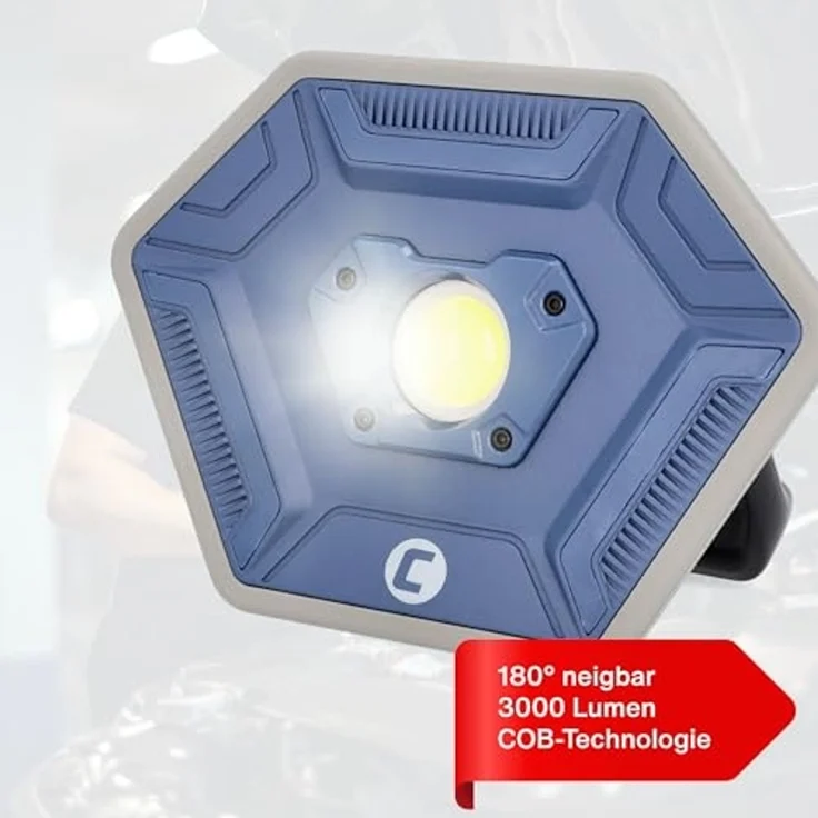 Cartrend LED-Flutlichtstrahler mit neigbaren Magnetfuß 3000 Lumen – Bild 4