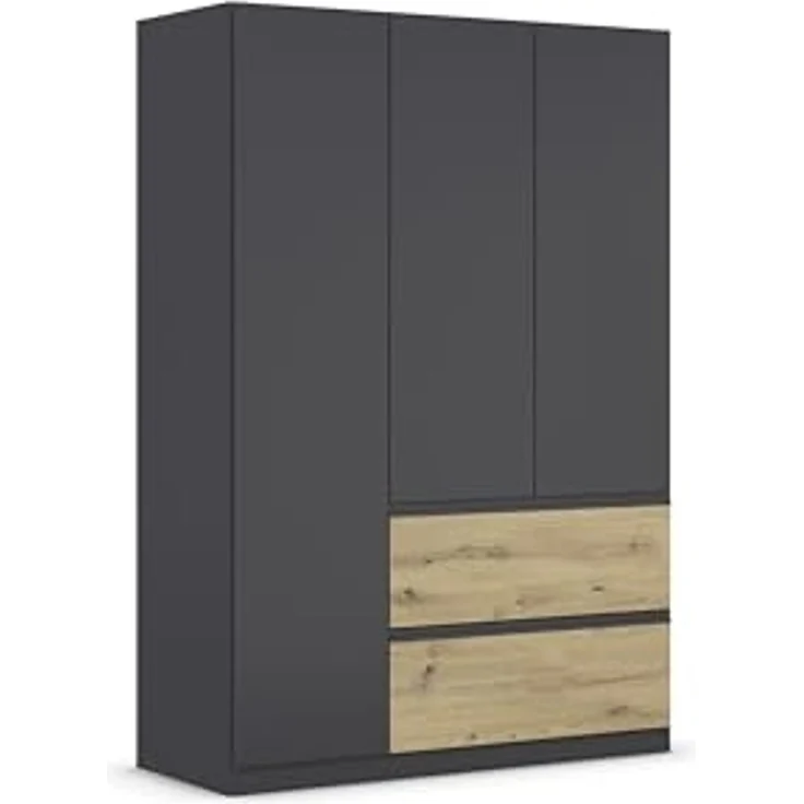 rauch Drehtürenschrank Kleiderschrank Schrank Garderobe COSTA in den Breiten 91/136/181 cm (in 3 Ausstattungen BASIC/CLASSIC/PREMIUM) viel Platz, grifflose Front und Push-to-Open Funktion MADE IN GERMANY – Bild 1