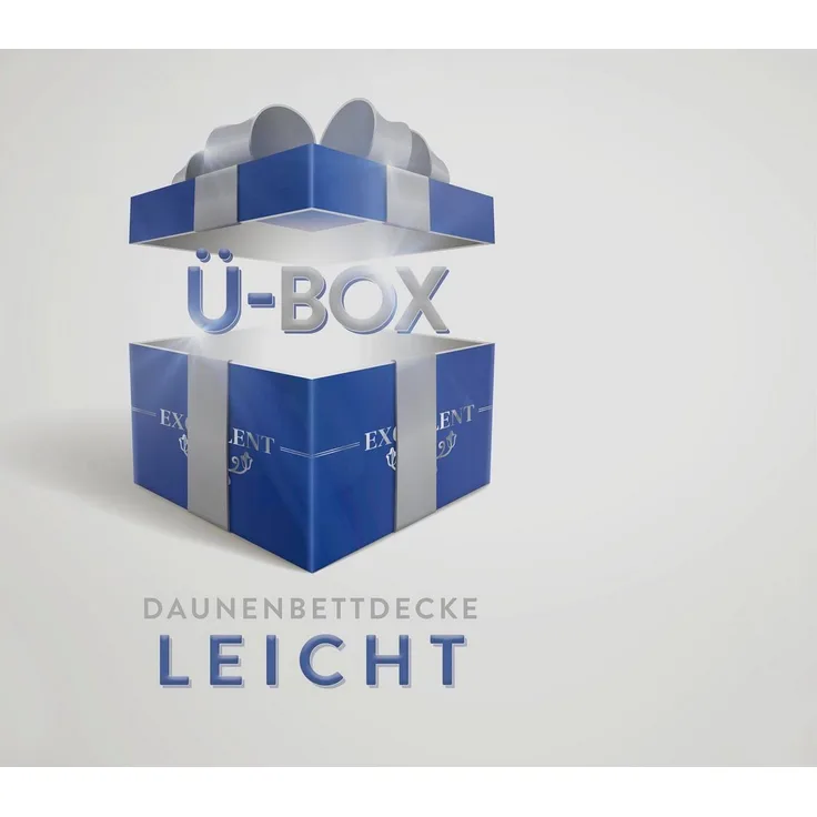 Excellent Daunenbettdecke Überraschungsbox, Füllung: 90% Daunen, 10% Federn, Bezug: Baumwolle, absoluter Sonderpreis, wegen Lagerräumung, Solange der Vorrat reicht