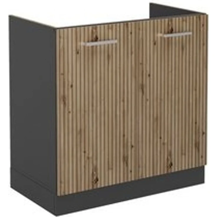 Spülenunterschrank R-Line Artisan-Eiche 80 cm ohne Arbeitsplatte Vicco – Bild 6