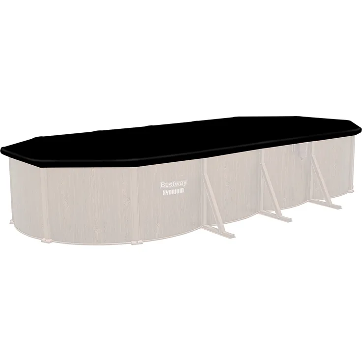 Bestway® Ersatzteil Abdeckplane (schwarz) für Hydrium™ Stahlwandpool 730 x 360 x 130 cm, oval