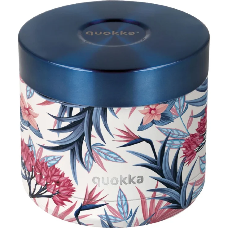 Thermo-Essensbehälter Isolierbehälter Lunchbehälter Edelstahl 360 ml Blauer Garten – Bild 1