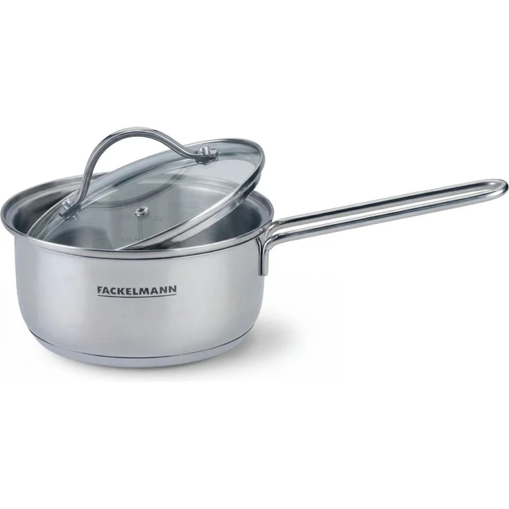 FACKELMANN Kochtopf Edelstahl-Stieltopf, Kochtopf, Saucepan, Suppentopf, Schmortopf – Bild 1