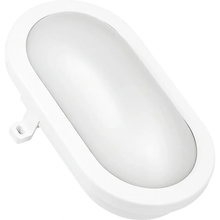 TrendLine LED-Ovalleuchte weiß 22 x 14 x 8 cm neutralweiß – Bild 1