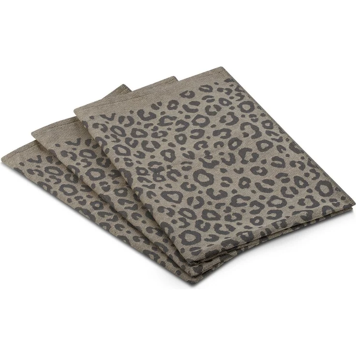 ROSS Geschirrtuch Leo-Muster 3er-Pack, (Packung, 3-tlg, 3er-Pack) – Bild 2