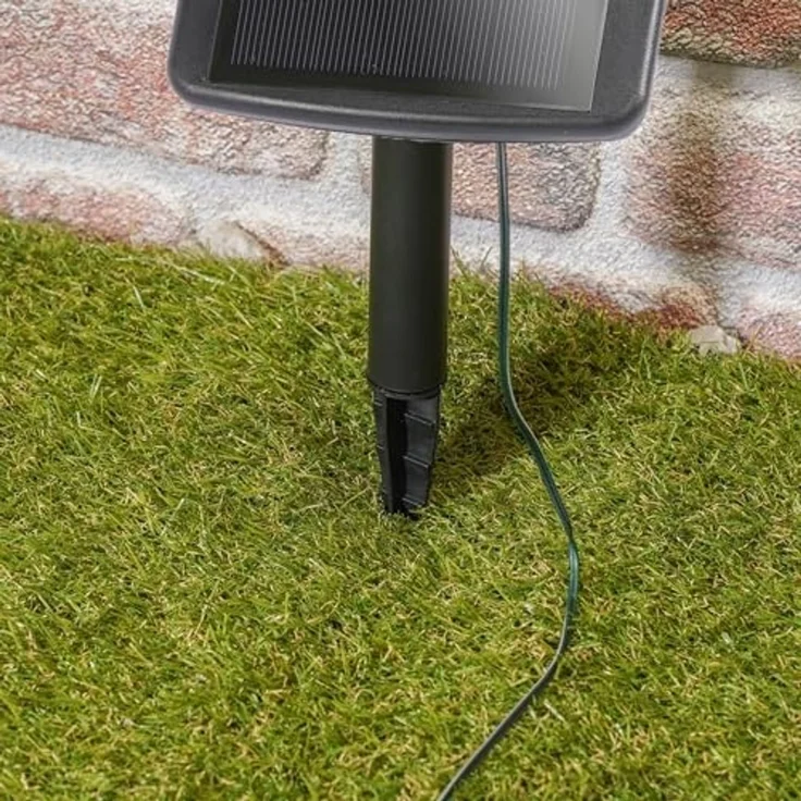 esotec LED Gartenleuchte Solarkette 30 Ballons Lampions 9m +2m Zuleitung 3000K Garten 102184, Dauerlicht oder Blinklicht, ON/OFF, LED fest integriert, 3000K warmweiß, Dauerlicht oder Blinklicht, ON/OFF, solarbetrieben ohne Stromanschluss – Bild 5