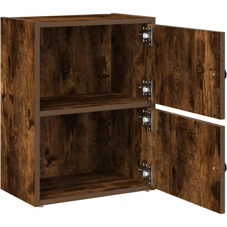 vidaXL Bücherregal Räuchereiche 40x24x52 cm Holzwerkstoff 860359 – Bild 11