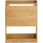 SoBuy FWT92-N Schreibtisch, Spanplatte, Melamin, Helle Eiche, 63 x 82 x 38 cm