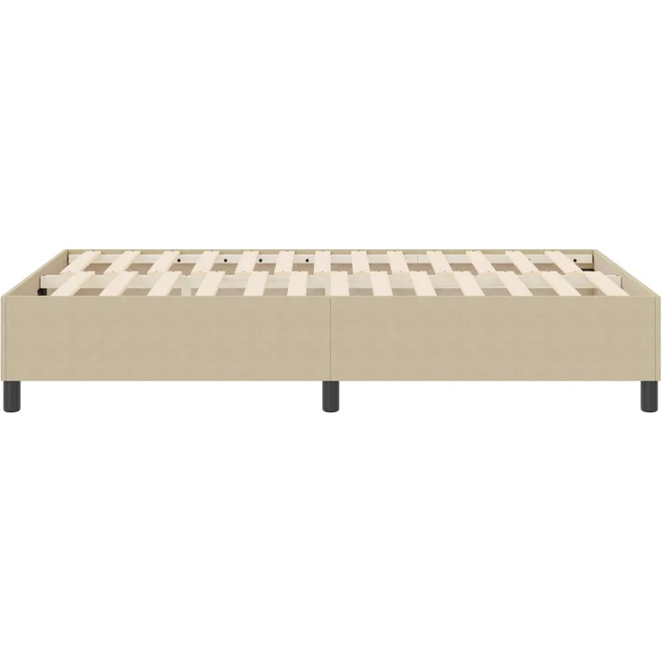 vidaXL Plattformbettgestell Grau-Grün 120 x 190 cm Cordstoff 3337401 – Bild 6