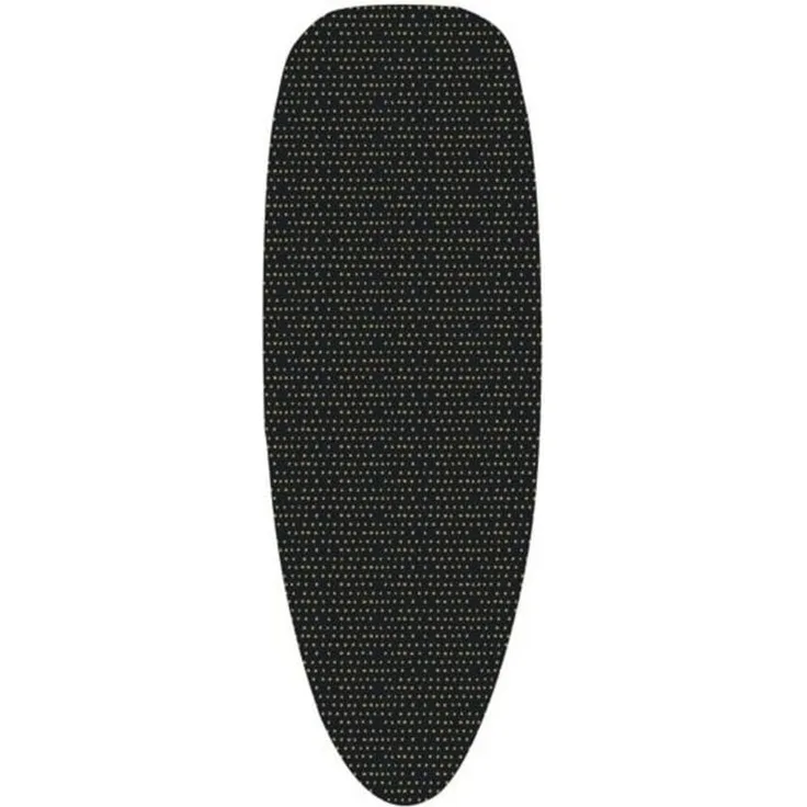 MSV Bügelbrettbezug Bügeltischbezug "Schwarz" 142 x 56 x 0,6 cm